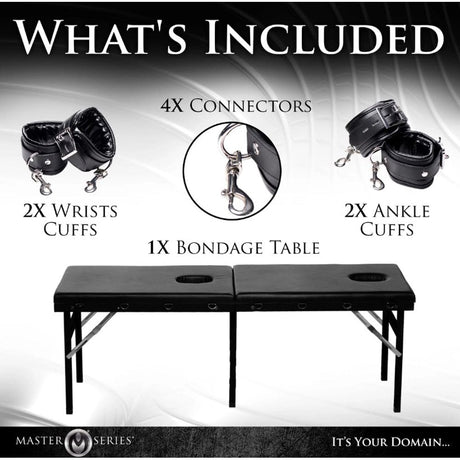 Extreme Bondage Massage Bed