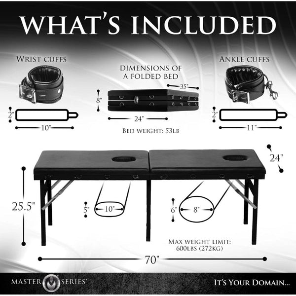 Extreme Bondage Massage Bed