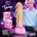 K-Pop Idols Taeon Silicone Dildo with Balls