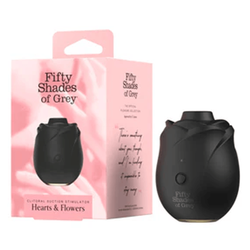 Fifty Shades Of Grey Black Rose 2.0 clitoral suction stimulator in Canada