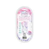 Flufferella Vibrating Dildo - Cotton Candy