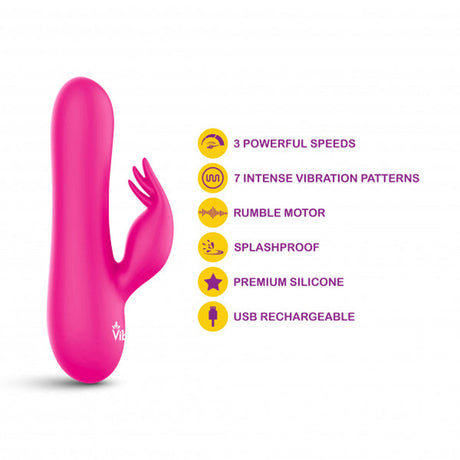 Freyja Mini G-Spot Rabbit Vibe w Tickler