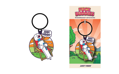 Fuck Buddies Just Vibin' Keychain