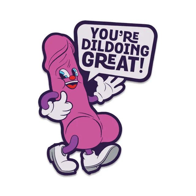 Fuck Buddies: You’re Dildoing Great Enamel Pin *