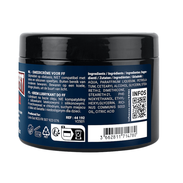 Fuck & Fist FF Cream 500mL Oil-Based Lubricant