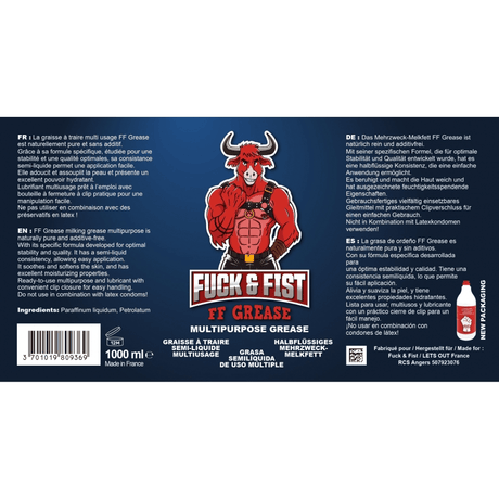 Fuck & Fist FF Grease 1000mL Paraffin-Based Lube