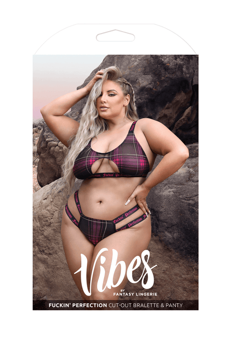 Fuckin' Perfection Cutout Bralette & Panty