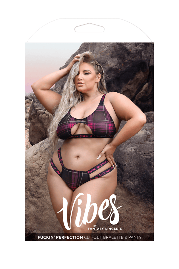 Fuckin' Perfection Cutout Bralette & Panty