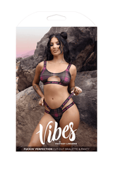 Fuckin' Perfection Cutout Bralette & Panty