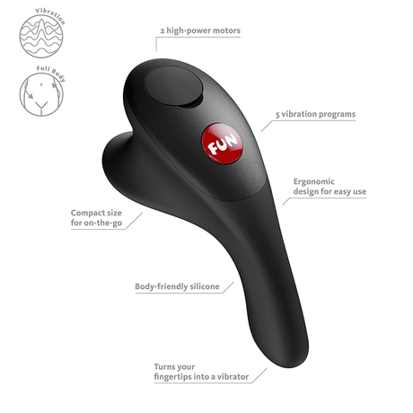 Fun Factory Be·One Black Finger Vibrator