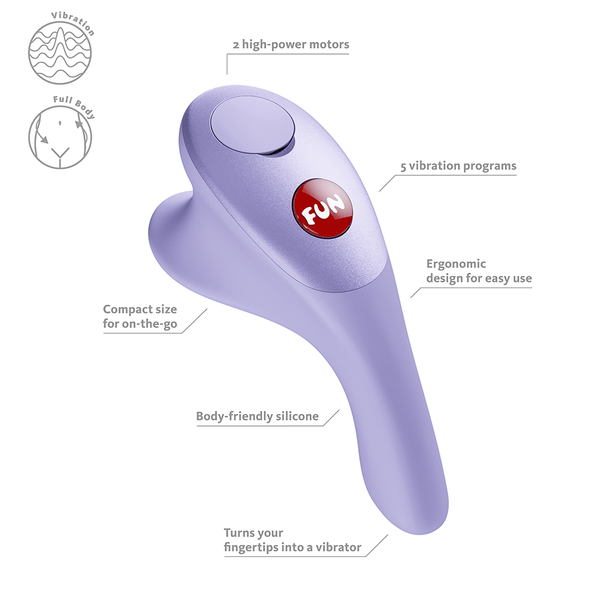 Fun Factory Be·One Light Purple Finger Vibrator