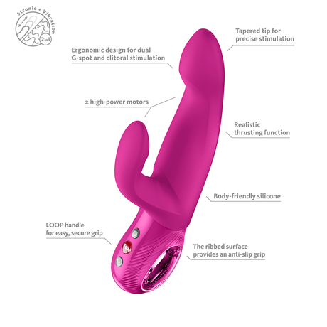 Fun Factory Bi Stronic Immerse Thrusting Rabbit Vibrator