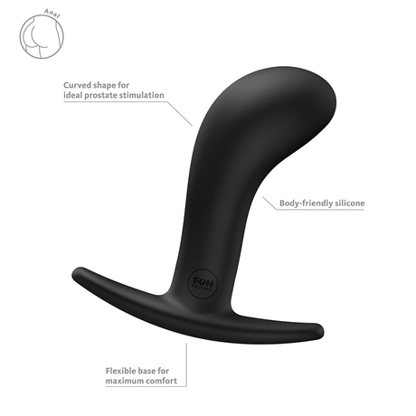 Fun Factory Bootie L Black Butt Plug