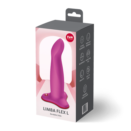 Fun Factory Limba Flex L Magenta Suction Cup Dildo