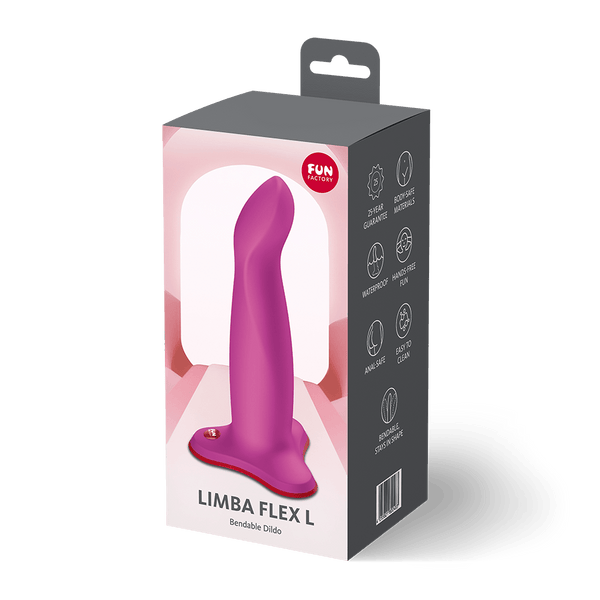 Fun Factory Limba Flex L Magenta Suction Cup Dildo