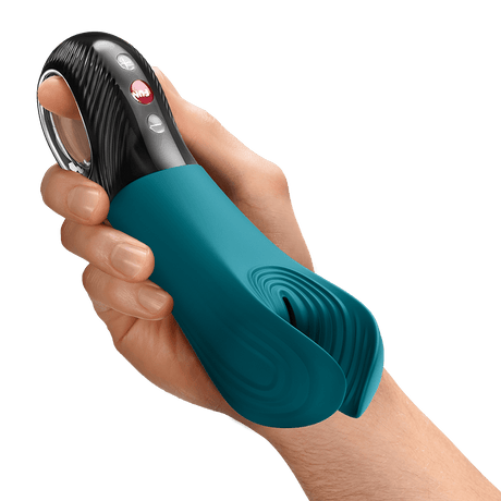 Fun Factory Manta Green Vibrating Stroker