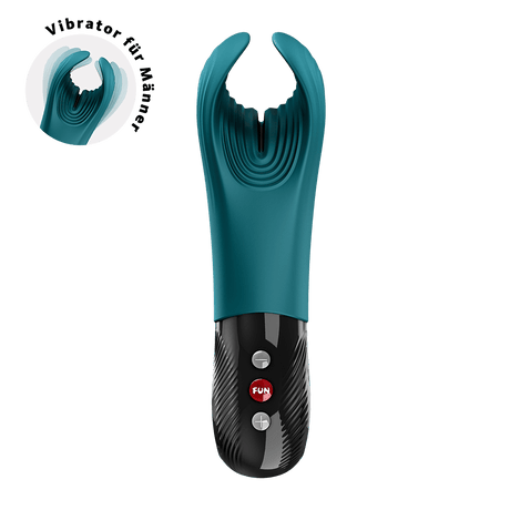 Fun Factory Manta Green Vibrating Stroker