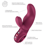 Fun Factory Miss Bi Wine Red Rabbit Vibrator