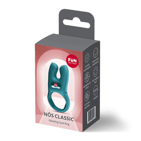 Fun Factory Nōs Green Vibrating Cock Ring