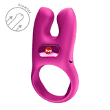 Fun Factory Nōs Magenta Vibrating Cock Ring