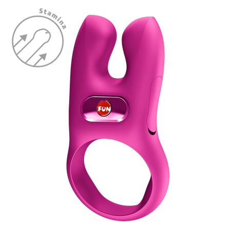 Fun Factory Nōs Magenta Vibrating Cock Ring
