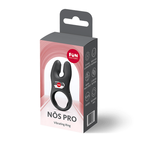 Fun Factory Nōs XL Black Vibrating Cock Ring