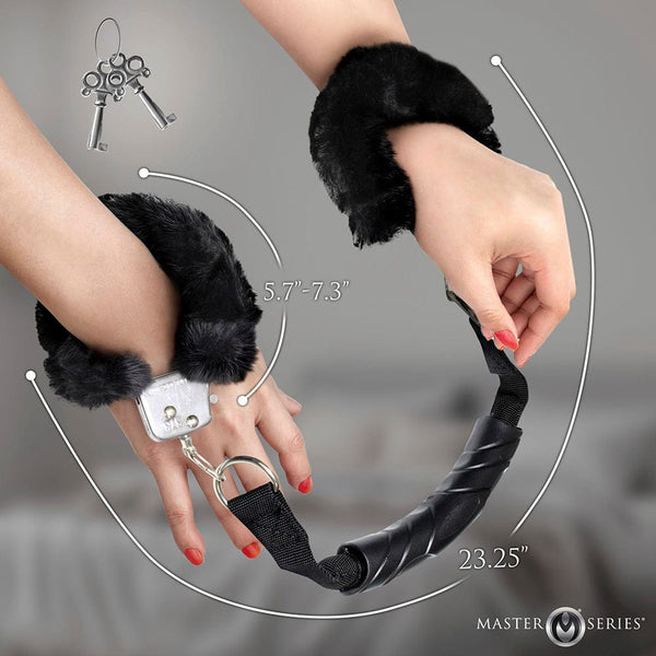 Furry Handcuffs with Handle