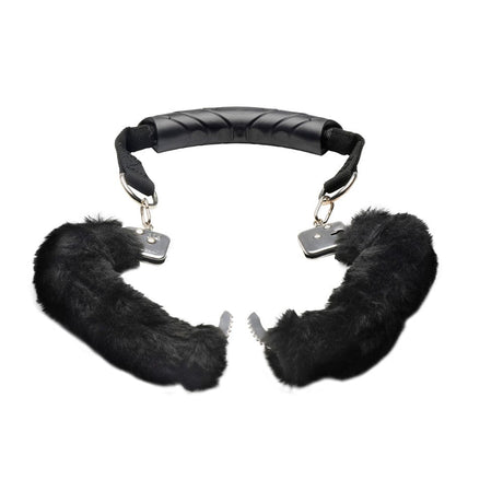 Furry Handcuffs with Handle