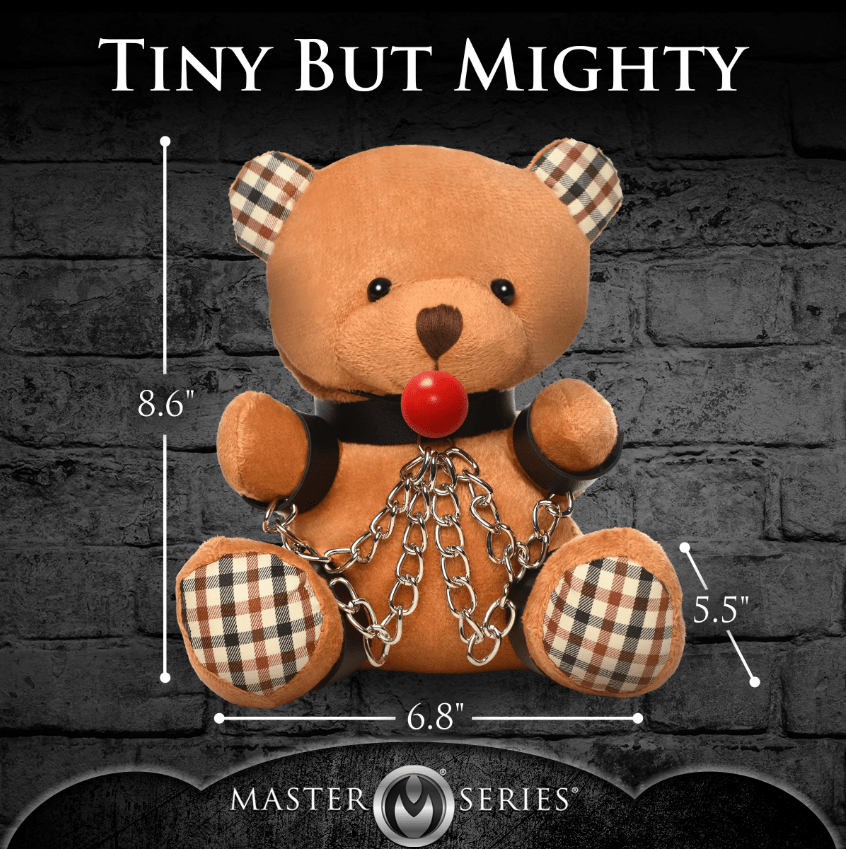Gagged Bondage Teddy Bear Plush