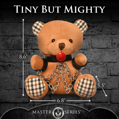 Gagged Bondage Teddy Bear Plush