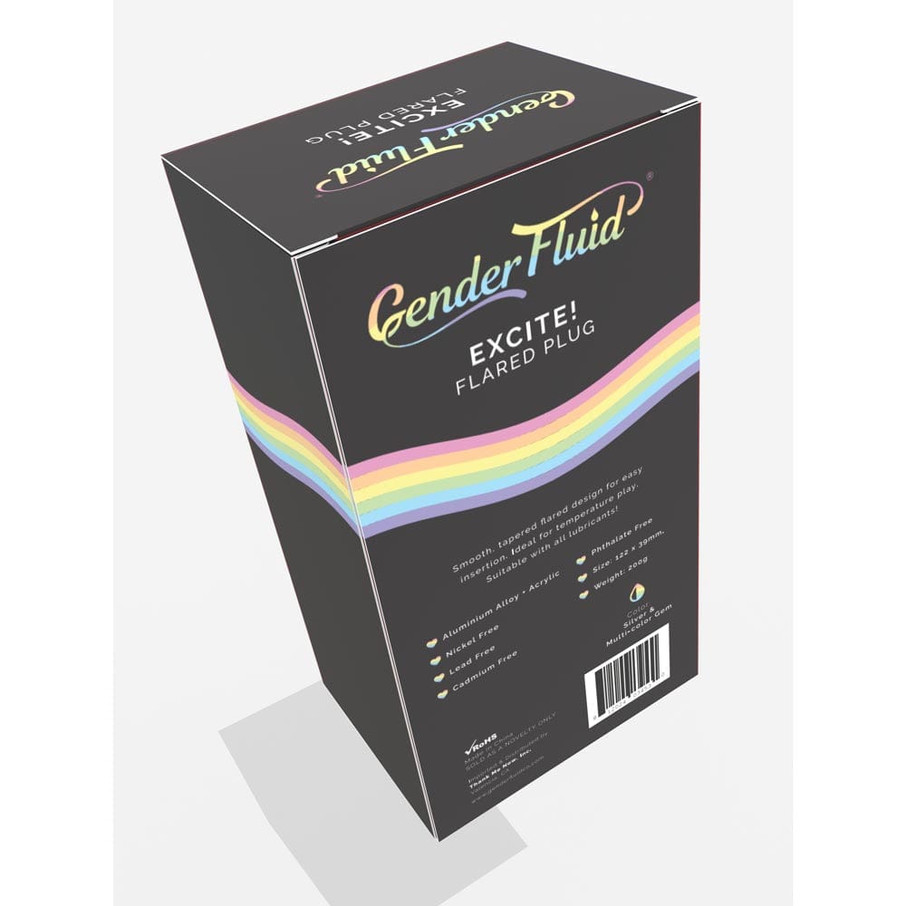 Gender Fluid Excite! Flared Plug *