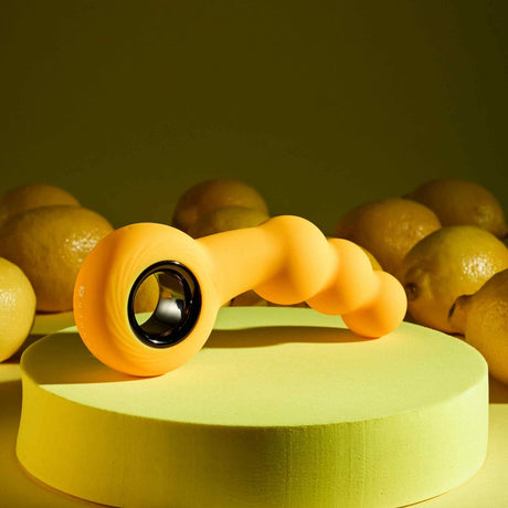 Gender-X Bumble Yellow Vibrating Butt Plug