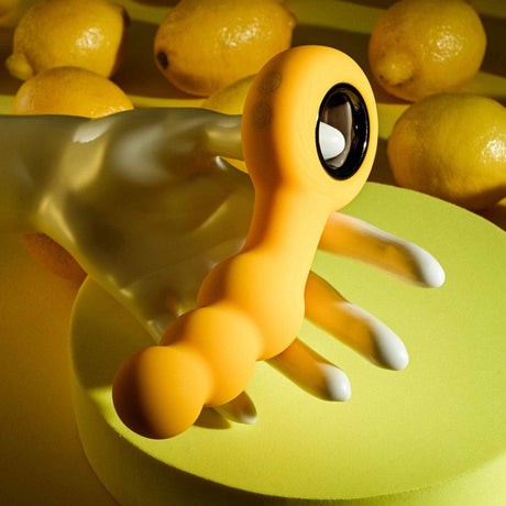 Gender-X Bumble Yellow Vibrating Butt Plug