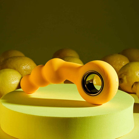 Gender-X Bumble Yellow Vibrating Butt Plug