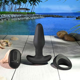 Gender-X Teamwork Remote Plug & C-Ring Set