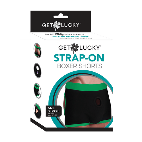 Get Lucky Strap-On Boxer Shorts  XL/XXL*