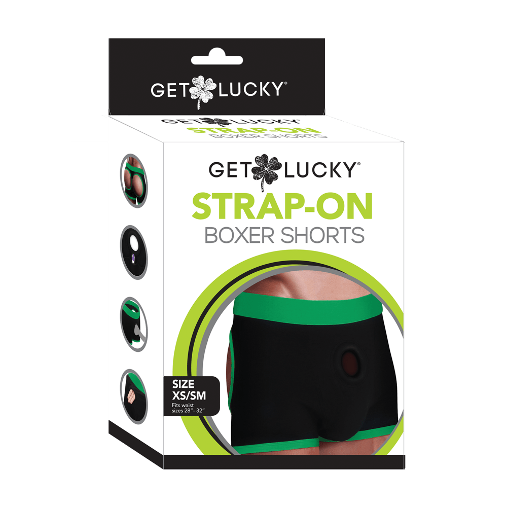 Get Lucky Strap-On Boxer Shorts - XS/S *