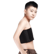 GF Strapless Chest Binder - Black Large
