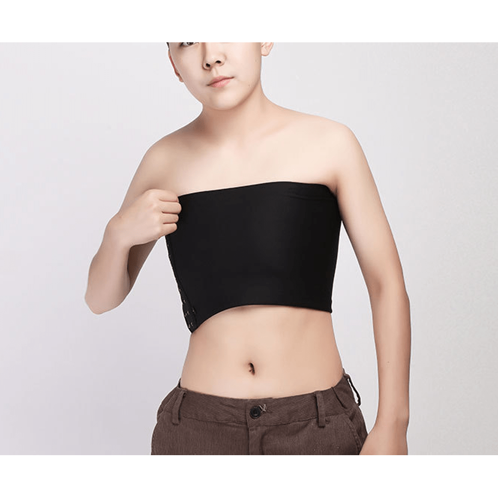 GF Strapless Chest Binder - Black Medium