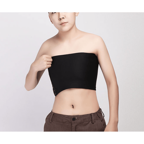 GF Strapless Chest Binder - Black Medium