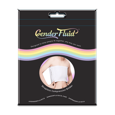 GF Strapless Chest Binder - White 2XL