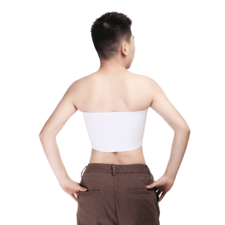 GF Strapless Chest Binder - White Medium