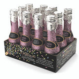 Glitterati Champagne Penis Confetti Party Poppers - 12pc display