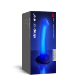 GLOW-LED DILDO PURPLE - M