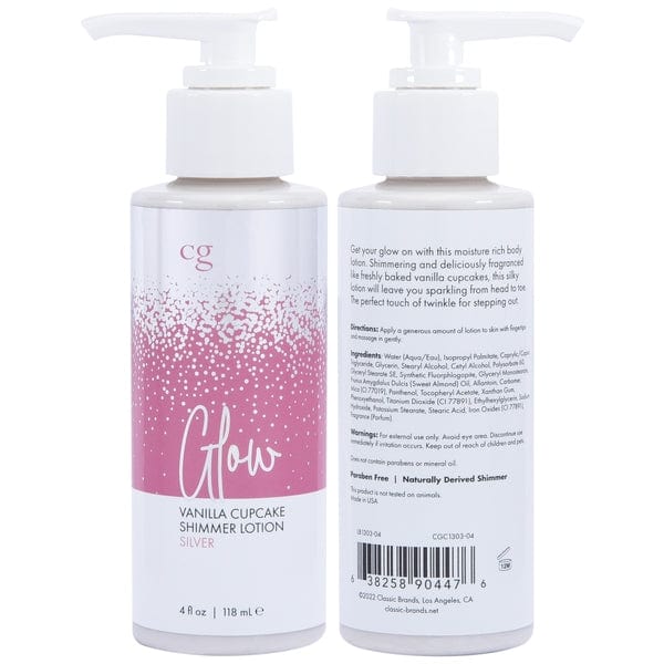 GLOW Silver Shimmer Lotion - Silver - 118mL