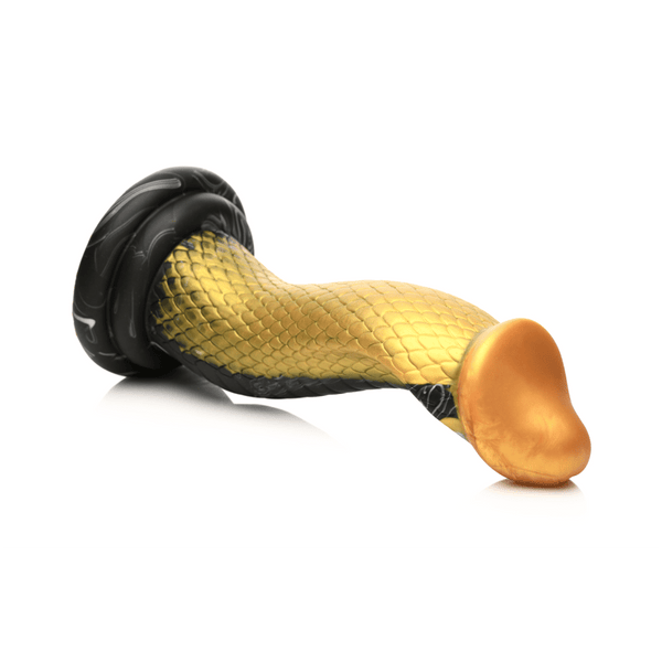 Golden Mamba Snake Silicone Dildo