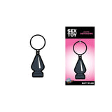 Grey Butt Plug Keychain *