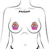 Happy Birthday Cupcake Pasties - Pink Multicolored