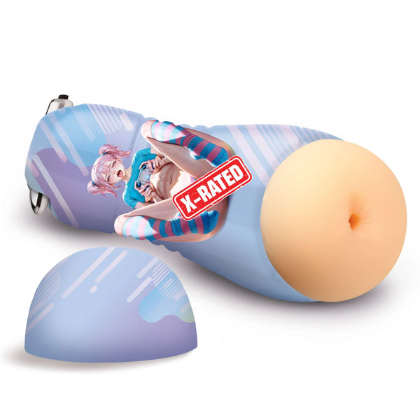 Haruka the Gamer Girl Vibrating Ass Stroker