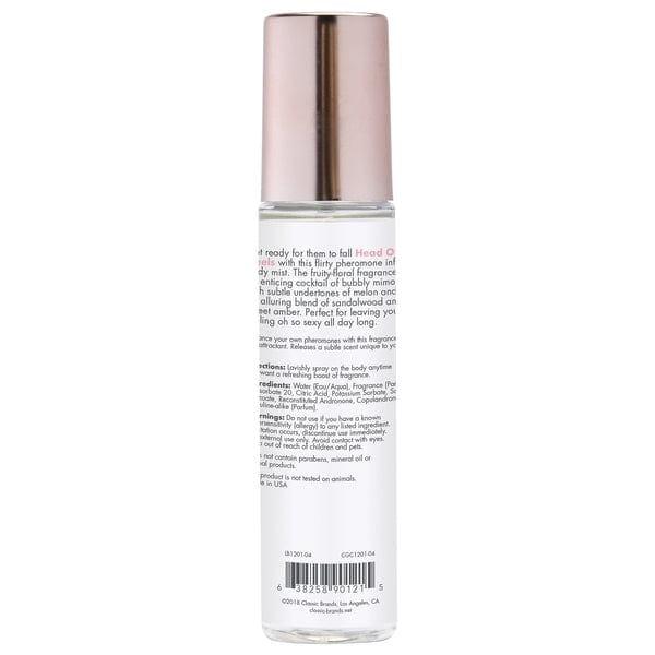 HEAD OVER HEELS Fragrance Body Mist with Pheromones - Fruity - 103mL